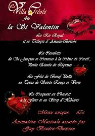 Retrouvez sur cette page le journal des derniers avis de décès et avis d'obsèques publiés en martinique. Menu De La Saint Valentin A La Villa Creole Antilles Restaurants Traiteurs Martinique Guadeloupe Guyane