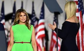 In 2018 she shuttered her fashion business to focus solely on a public policy career. Melania Trump S Expression After Greeting Ivanka Is Breaking The Internet