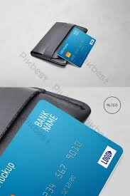 Download Credit Card On A Wallet Mockup Psd Free Download Pikbest