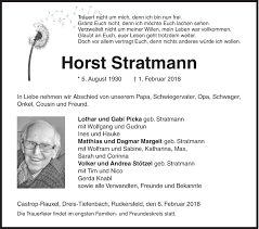 Stratmann(エリオット・g・ストラットマンeriotto g sutorattoman?) is the president of the marleen company, a trading business in stohess district. Traueranzeigen Von Horst Stratmann 57trauer De