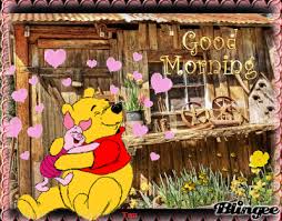 He is winnie the pooh. Good Morning Piglet Winnie The Pooh Pictures Cute Good Morning Images Pooh And Piglet Quotes