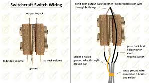 The diagram below will give you a better understanding how this circuit is wired. Switchcraft Toggle Switch Wiring Six String Supplies