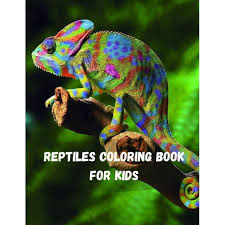 Print them all for a fun coloring book. Reptiles Coloring Book For Kids A Unique Collection Of Coloring Pages Reptiles And Amphibians Adult Coloring Book Lizard Chameleons Lizards And More In A Variety Of Patterns Paperback Walmart Com