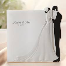 Black White Embossed Bride Groom Wedding Invitations Bh 2069 Pocket Wedding Invitations Wedding Cards Handmade Wedding Invitations Logo