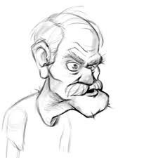 Pin By Karl Sali On Zeichnen Grumpy Man Sketches Of People Character Design