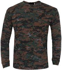 Zacharias Military Camouflage Men Round Or Crew Multicolor T Shirt