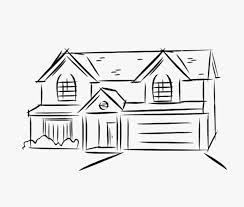 New users enjoy 60% off. House Line Drawing Clip Art White House Line Drawing Drawing Of A House Simple Free Transparent Clipart Clipartkey