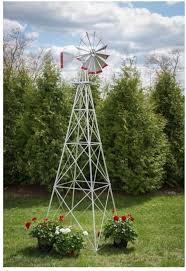 The small red white backyard windmill is built for ease of assembly and to last decades as with all other outdoor water solutions products. 10 Best Garden Windmills Of 2020 Review Earthava