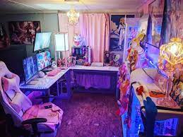 My Gaming Set Up Someone Suggested I Share It Here On Reddit So Here It Is Girlgamers In 2021 Game Room Design Gaming Room Setup Gamer Room
