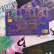 Earn 2% cash back * on purchases made on your card in the first three months 8. Credit Card Business Cards Can Be Customized With Your Info The Best Plastic Business Cards Ha Salon Business Cards Plastic Business Cards Hair Business Cards