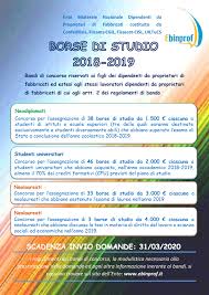 La borsa di studio è un contributo, erogato in denaro ed in servizi, riservato agli studenti iscritti o che intendono iscriversi ai corsi di laurea dell'università di cagliari, ai corsi di specializzazione obbligatori per l'esercizio della professione (ad eccezione di quelli dell'area medica di cui al decreto legislativo 4 agosto 1999, n. Ebinprof 120 Borse Di Studio Per I Figli Dei Portieri Confedilizia