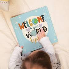 Celebrate their unending love and care with a gift just as grand. Welcome To Your World Personalised New Baby Book By From Lucy Notonthehighstreet Com
