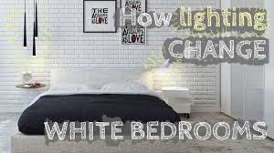Wall lights can instantly turn a flat wall into something decorative and worth noticing. 22 Surious Examples How Lighting Lamps Change White Bedrooms