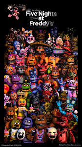 Download the background for free. Fnaf Characters By Garebearart1 On Deviantart Fnaf Characters Fnaf Fnaf Wallpapers