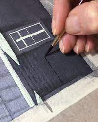 More images for how to paint shingles on canvas » Painting Roof Shingles In Watercolor By Thierry Duval Painting Roof Arches Paper Painting Roof Shingles