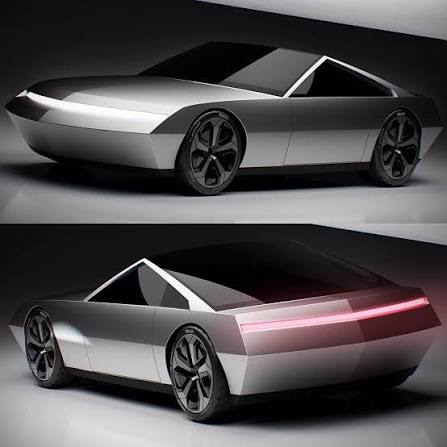 Tesla Cyber Coupe by Matteo Gentile @matteogentiledesigner #cardesign #car # design #3drender #3d #render #tesla #teslaclub #teslafan #elonmusk