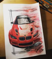 Artwork Draw To Drive Automotive Art Artwork Drawings