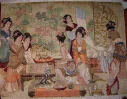 Ancient Chinese Silk Tapestry China Silk Tapestry Beijing Silk Tapestry Shop Silk Painting Heritage Image Asian Art