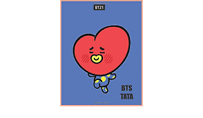 Yeontan was first shown on december 4, 2017, in jin's birthday v live. Bts Bt21 Tata Kim Taehyung Back To School College Ruled Composition Journal For Students For Boys And Girls Bt21 Bts Amazon De Books