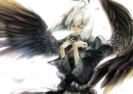 Maybe you would like to learn more about one of these? Fallen Angel Pretty Bonito Hope Anime Darkness Feather Beauty Pray Feathers Hd Wallpaper Peakpx