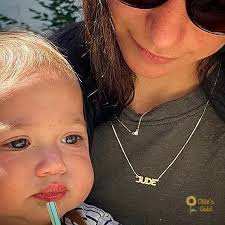 14K Petite All Caps Name Necklace