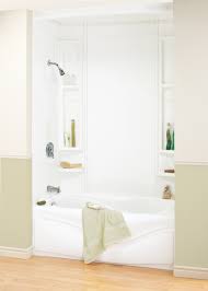 Discover the best bathtub walls & surrounds in best sellers. Maax 101595 000 129 5 Piece Bathtub Wall Kit White Bathtub Walls White Tub Shower Tub