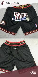 Beautiful philadelphia nba 76ers black shorts jbt2618 red jersey. New Just Don Philadelphia 76ers Basketball Shorts 1 Brand New With Tags 2 All Items Size Available In Stock Basketball Shorts Gym Shorts Womens Clothes Design