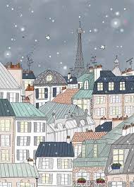 tour eiffel by amelie biggs illustration parisienne art parisien affiche de paris