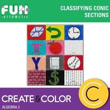 Classifying Conic Sections Create And Color Conic Section Secondary Math Math Resources