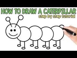 How to draw ferret for kids? How To Draw A Caterpillar Step By Step Guide For Kids And Beginners