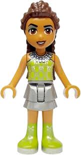 LEGO Friends Olly White Shirt with Black Stripes