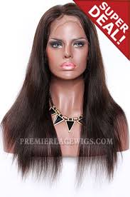 Dark Brown Color 2 4 Highlights Full Lace Wigs Indian Remy Hair Light Yaki Premierlacewigs Com