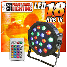 Adkins Pro Lighting Led 18 Rgb Up Light