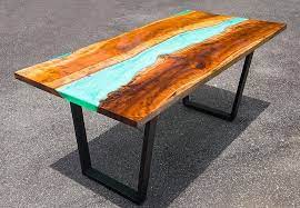 This scratch resistant coating is customizable making it perfect for your home remodel. Epoxy Resin River Table With Wood Step By Step Tutorial