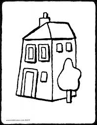Huizen Kleurprenten Pagina 5 Van 5 Kiddicolour