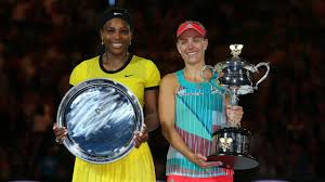 Serena williams reacts during her fourth round match against belarus' aryna sabalenka on sunday afternoon. Serena Williams V Angelique Kerber Highlights Final Australian Open 2016 Youtube