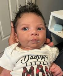 Baby boy just ran up his first 100k at 3 weeks old! Now it's time for me to  show him how to edit ❤️😂😂 #explore #explorepage #fatherson