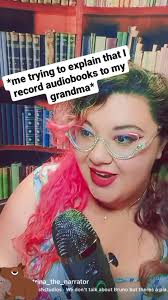 She doesnt get what a big deal I am #katrinamedina #katrinathenarrator  #audiobook #narrator #vo #authorsoftiktok #audible #booktok