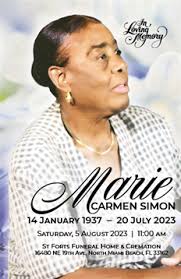 Marie Carmen Simon Obituary