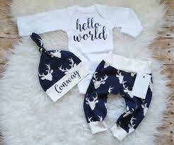 Hello World Baby Boy Outfit Take Home Outfit Newborn Baby Boy Outfit Newborn Boy Clothes Baby Baby Boy Outfits Newborn Boy Clothes Baby Boy Clothes Newborn