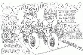 Bicycle safety coloring pages are a fun way for kids of all ages to develop creativity, focus, motor skills and color recognition. Bicycle Safety Coloring Page Coloring Home