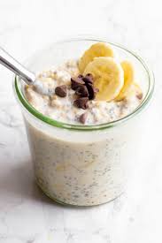 **get my free overnight oats recipes guide: Healthy Banana Chocolate Chip Overnight Oats Recipe Wholefully