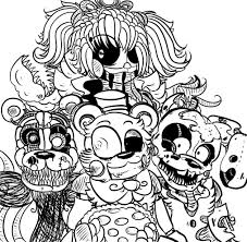 Fnaf stands for five nights at freddy's. Five Nights At Freddy S Coloring Pages Print For Free 120 Images