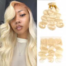 Ruiyu 100% human hair affordable real human hair body wave 3 bundles. Blonde Weaves With Lace Closures Yolissa Hair