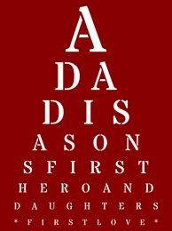 Then again, what are the best father's day gift ideas from their daughters? Diy Eye Chart Personalized Father S Day Gift
