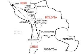 Mapa latino america created on 13.11.2018. Mapa Peru Bolivia Chile