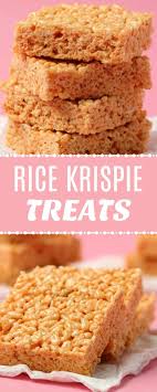 Fabulously Crispy Vegan Rice Krispie Treats Made With Vegan Marshmallows Perfectly Sweet An Vegan Rice Krispie Treats Crispy Treats Recipe Rice Krispie Treats