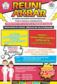 Contoh proposal buka bersama dan santunan. Contoh Brosur Reuni Pigura