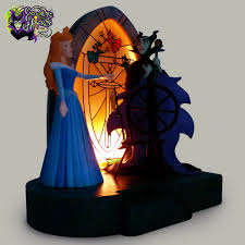 Princess aurora and prince phillip dance in this memorable, illuminated scene from walt disney's sleeping beauty. Disney Store The Walt Disney Gallery Sleeping Beauty 40th Anniversary Light Up Collectible Figural Scene Statue Aurora Maleficent Experiencethemistress Com