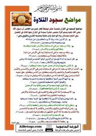 مواضع السجود في القرآن Islamic Information Quran Quran Quotes